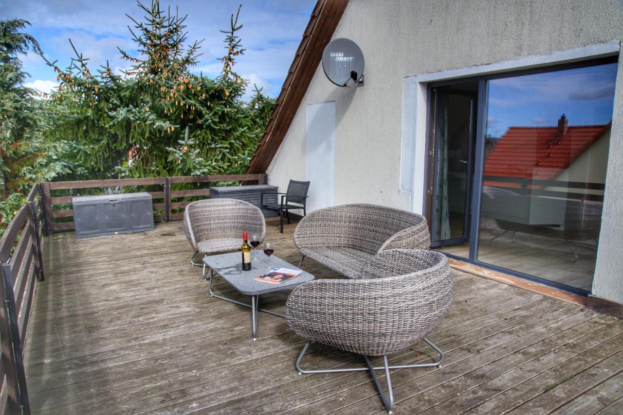 Ostseeferienhaus Oberes Apartment Monkebude ภายนอก รูปภาพ